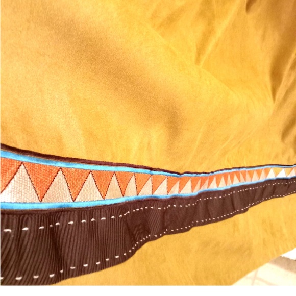 Avanti Southwestern Aztec Arizona Embroidered KOKOPELLI fabric shower Curtain - Picture 5 of 5